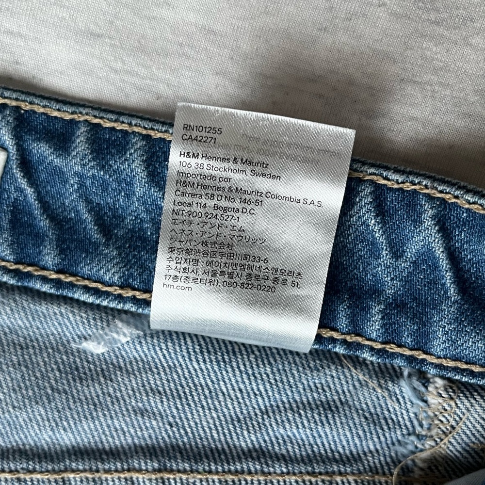 H&M Straight High Split Jeans - Picture 16 of 16